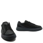 HM0HM01494 0GS LOW TOP LACE UP W/ STRIPE BLACK/IRON GATE